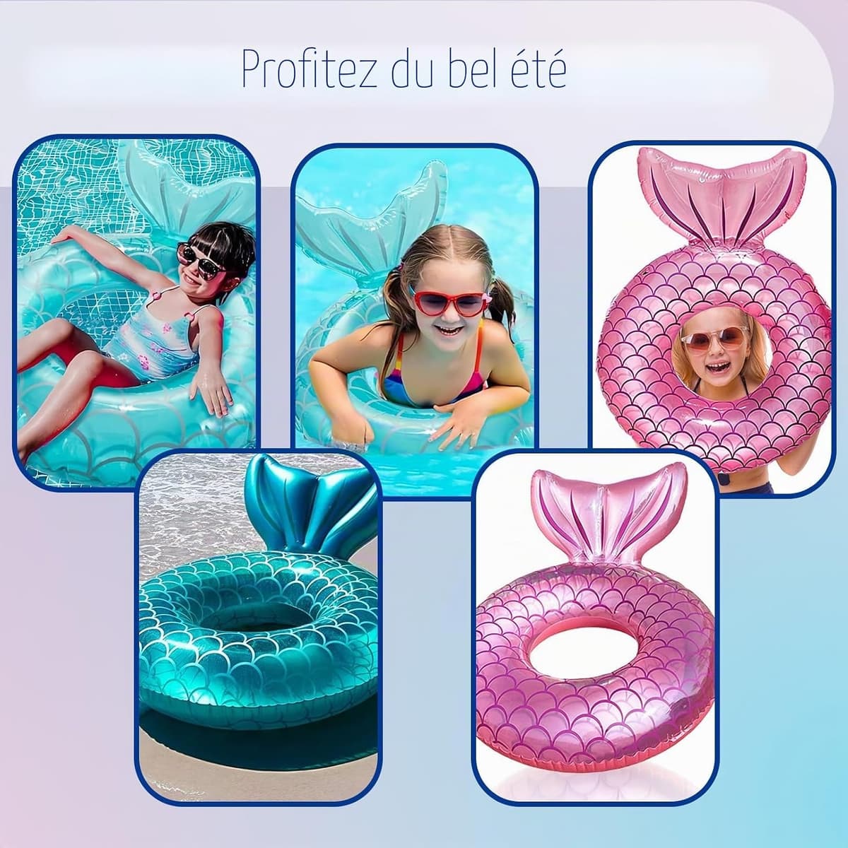 Bouée Piscine Gonflable,90cm