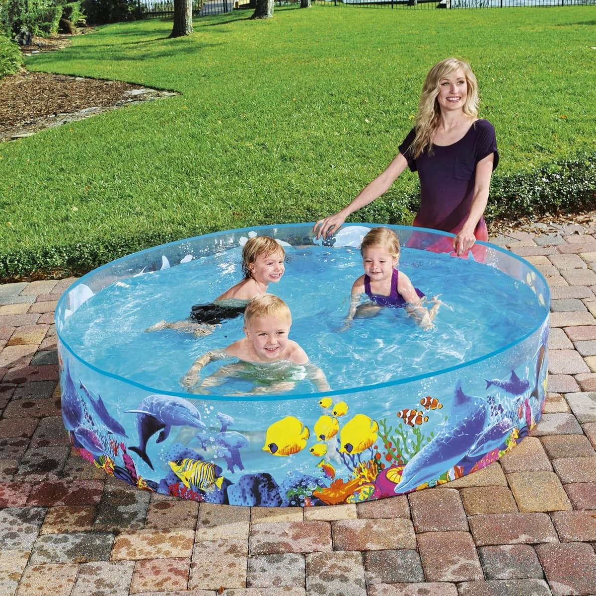 Piscine Hors Sol Pataugeoire Ronde